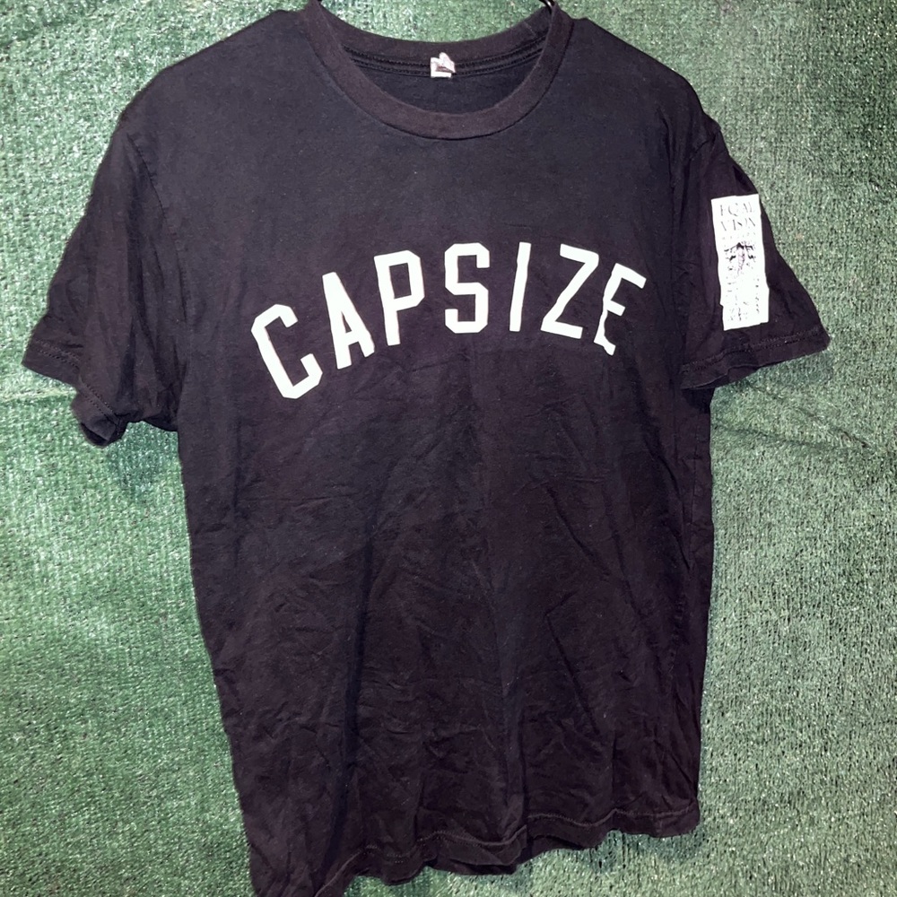 Capsize Band Black Shirt M Next Level tag Band Tees Hardcore Punk Emo Metalcore